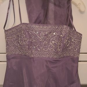 Beautiful purple gown